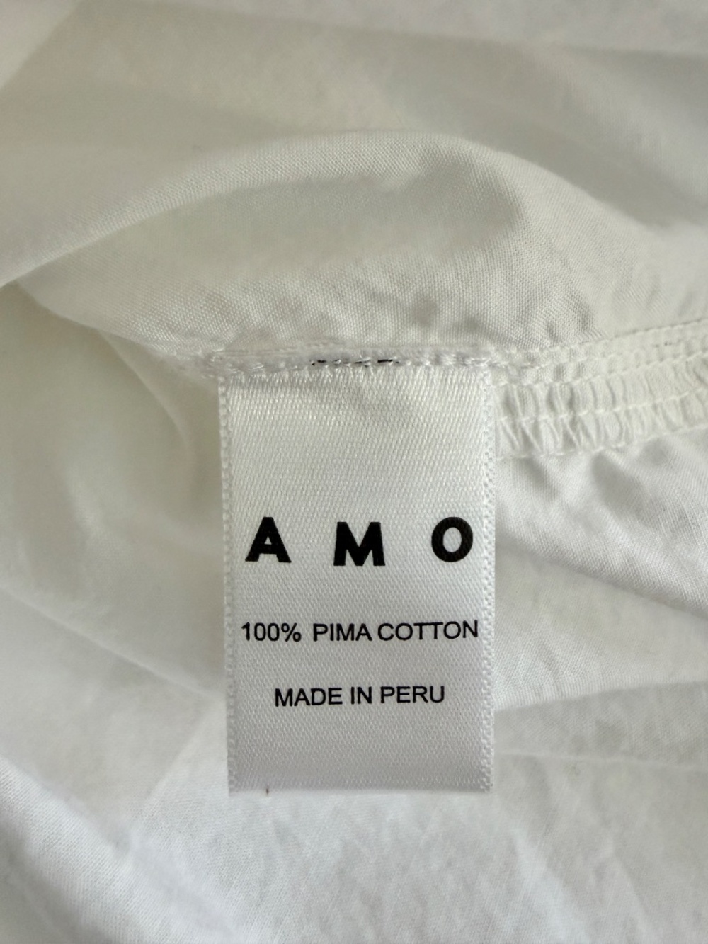 AMO White Sleeveless Cotton Button-Up Shirt - Picture 4 of 5